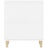 Aparadores 2 uds madera contrachapada blanco 60x35x70