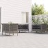 Set de muebles de jardín 6 pzas y cojines ratán sintético