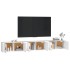 Muebles para TV de pared 3 uds blanco 100x34,5x40