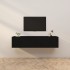 Muebles para TV de pared 3 uds negro 57x34,5x40