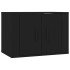 Muebles para TV de pared 3 uds negro 57x34,5x40