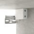 Muebles para TV de pared 3 uds gris hormigón 80x34,5x40