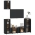 Set de muebles para TV 5 piezas madera contrachapada