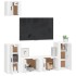 Set de muebles para TV 5 piezas madera contrachapada