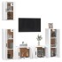 Set de muebles para TV 5 piezas madera contrachapada