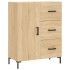 Aparador alto madera contrachapada color roble 69,5x34x180