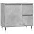 Set muebles de baño 2 piezas madera contrachapada gris