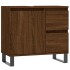 Set de muebles baño 3 pzas madera contrachapada roble