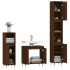 Set de muebles baño 3 pzas madera contrachapada roble