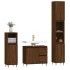 Set de muebles baño 3 pzas madera contrachapada roble