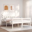 Cama para personas mayores con cabecero madera maciza 140x190cm