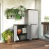 Keter Mueble de almacenamiento multiusos Planet gris y