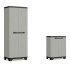 Keter Mueble de almacenamiento multiusos Planet gris y