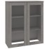 Aparador superior HAMAR pino macizo gris claro 85x35x100