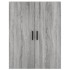 Aparador alto madera contrachapada gris sonoma 69,5x34x180