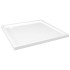 Plato de ducha cuadrado de ABS blanco 80x80