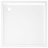 Plato de ducha cuadrado de ABS blanco 80x80