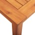 Mesa de jardín madera maciza de acacia 215x90x74