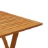 Mesa de jardín madera maciza de acacia 110x110x75