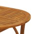 Mesa de jardín madera maciza de acacia 200x90x75