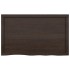 Encimera de baño madera tratada marrón oscuro 100x60x(2-6)