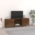 Mueble de TV madera de ingeniería roble marrón 150x30x50