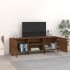 Mueble de TV madera de ingeniería roble marrón 150x30x50