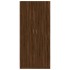 Armario madera contrachapada color roble marrón 90x52x200