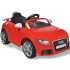 Coche de juguete rojo con mando, modelo Audi TT