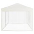 Carpa para fiestas plegable con paredes laterales crema 3x6