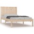 Estructura de cama madera maciza de pino 100x200