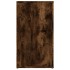 Aparador madera contrachapada roble ahumado 100x33x59,5