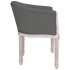 Silla de comedor tela gris