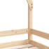 Estructura de cama para niños madera maciza de pino 80x200