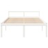 Cama para personas mayores madera maciza pino blanca 120x200