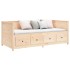 Sofá cama de madera maciza de pino 75x190