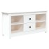 Mueble para TV de madera maciza de pino blanco 103x36,5x52