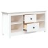 Mueble para TV de madera maciza de pino blanco 103x36,5x52