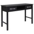 Mesa consola de madera negra 110x45x76