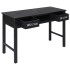 Mesa consola de madera negra 110x45x76