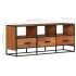 Mueble para la TV madera maciza de acacia 110x30x45