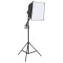 Kit iluminación de estudio fotográfico con fondos y