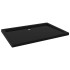 Plato de ducha rectangular negro ABS 80x110