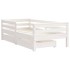 Estructura cama niños con cajones madera pino blanco 70x140