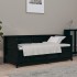 Sofá cama de madera maciza de pino negro 100x200