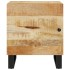 Mesitas de noche 2 uds madera maciza de mango 40x33x46