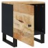 Mesitas de noche 2 uds madera maciza de mango 40x33x46