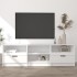 Mueble para TV madera contrachapada blanco 150x33,5x45