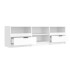 Mueble para TV madera contrachapada blanco 150x33,5x45