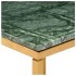 Mesa de centro piedra real textura de mármol verde 60x60x35